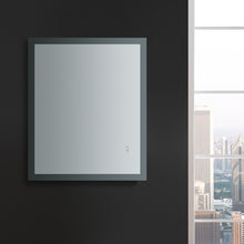 Load image into Gallery viewer, Fresca Angelo 30&quot; Wide x 30&quot; Tall Bathroom Mirror w/ Halo Style LED Lighting and Defogger- Fresca