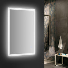 Load image into Gallery viewer, Fresca Angelo 36&quot; Wide x 30&quot; Tall Bathroom Mirror w/ Halo Style LED Lighting and Defogger- Fresca