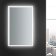 Load image into Gallery viewer, Fresca Angelo 36&quot; Wide x 30&quot; Tall Bathroom Mirror w/ Halo Style LED Lighting and Defogger- Fresca