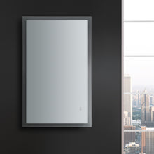 Load image into Gallery viewer, Fresca Angelo 36&quot; Wide x 30&quot; Tall Bathroom Mirror w/ Halo Style LED Lighting and Defogger- Fresca