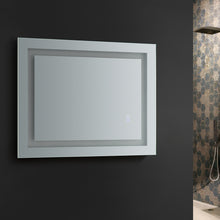 Load image into Gallery viewer, Fresca Angelo 48&quot; Wide x 36&quot; Tall Bathroom Mirror w/ Halo Style LED Lighting and Defogger- Fresca