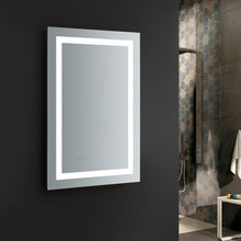 Load image into Gallery viewer, Fresca Santo 24&quot; Wide x 30&quot; Tall Bathroom Mirror w/ LED Lighting and Defogger- Fresca
