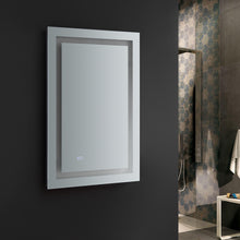 Load image into Gallery viewer, Fresca Santo 24&quot; Wide x 30&quot; Tall Bathroom Mirror w/ LED Lighting and Defogger- Fresca