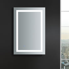 Load image into Gallery viewer, Fresca Santo 24&quot; Wide x 30&quot; Tall Bathroom Mirror w/ LED Lighting and Defogger- Fresca