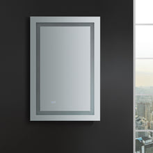 Load image into Gallery viewer, Fresca Santo 24&quot; Wide x 30&quot; Tall Bathroom Mirror w/ LED Lighting and Defogger- Fresca