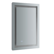 Load image into Gallery viewer, Fresca Santo 24&quot; Wide x 30&quot; Tall Bathroom Mirror w/ LED Lighting and Defogger- Fresca