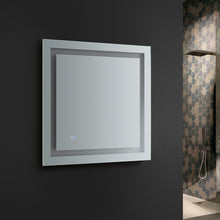 Load image into Gallery viewer, Fresca Santo 24&quot; Wide x 36&quot; Tall Bathroom Mirror w/ LED Lighting and Defogger- Fresca