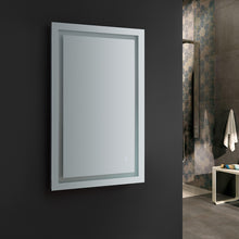 Load image into Gallery viewer, Fresca Santo 36&quot; Wide x 30&quot; Tall Bathroom Mirror w/ LED Lighting and Defogger- Fresca