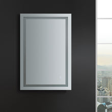 Load image into Gallery viewer, Fresca Santo 36&quot; Wide x 30&quot; Tall Bathroom Mirror w/ LED Lighting and Defogger- Fresca