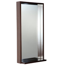 Load image into Gallery viewer, Fresca Allier 16&quot; Gray Oak Mirror with Shelf- Fresca