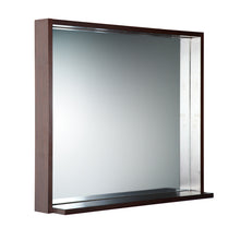 Load image into Gallery viewer, Fresca Allier 30&quot; Gray Oak Mirror with Shelf- Fresca