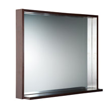 Load image into Gallery viewer, Fresca Allier 36&quot; Gray Oak Mirror with Shelf- Fresca