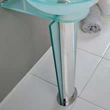Load image into Gallery viewer, Fresca Vitale 17" Modern Glass Bathroom Vanity w/ Mirror- Fresca