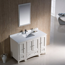 Load image into Gallery viewer, Fresca Oxford 48&quot; Antique White Traditional Bathroom Vanity- Fresca