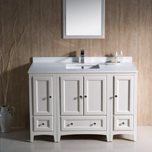 Load image into Gallery viewer, Fresca Oxford 48&quot; Antique White Traditional Bathroom Vanity- Fresca