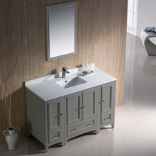 Load image into Gallery viewer, Fresca Oxford 48&quot; Gray Traditional Bathroom Vanity- Fresca