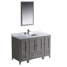 Load image into Gallery viewer, Fresca Oxford 48&quot; Gray Traditional Bathroom Vanity- Fresca
