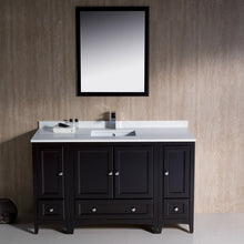Load image into Gallery viewer, Fresca Oxford 54&quot; Espresso Traditional Bathroom Vanity- Fresca