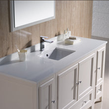 Load image into Gallery viewer, Fresca Oxford 60&quot; Antique White Traditional Bathroom Vanity- Fresca