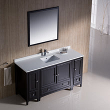 Load image into Gallery viewer, Fresca Oxford 60&quot; Espresso Traditional Bathroom Vanity- Fresca