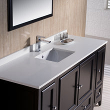 Load image into Gallery viewer, Fresca Oxford 60&quot; Espresso Traditional Bathroom Vanity- Fresca