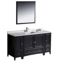 Load image into Gallery viewer, Fresca Oxford 60&quot; Espresso Traditional Bathroom Vanity- Fresca