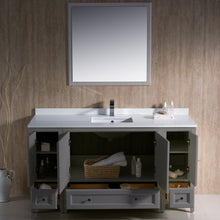 Load image into Gallery viewer, Fresca Oxford 60&quot; Gray Traditional Bathroom Vanity- Fresca
