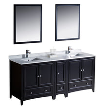 Load image into Gallery viewer, Fresca Oxford 72&quot; Espresso Traditional Double Sink Bathroom Vanity- Fresca