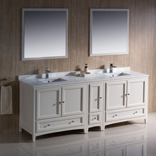 Load image into Gallery viewer, Fresca Oxford 84&quot; Antique White Traditional Double Sink Bathroom Vanity- Fresca