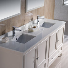 Load image into Gallery viewer, Fresca Oxford 72&quot; Antique White Traditional Double Sink Bathroom Vanity- Fresca