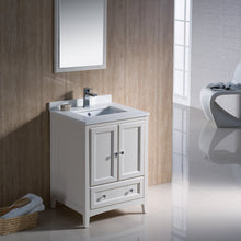 Load image into Gallery viewer, Fresca Oxford 24&quot; Antique White Traditional Bathroom Vanity- Fresca