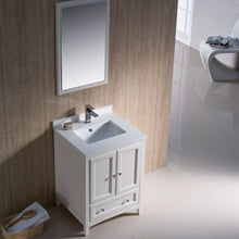 Load image into Gallery viewer, Fresca Oxford 24&quot; Antique White Traditional Bathroom Vanity- Fresca
