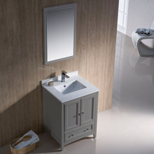 Load image into Gallery viewer, Fresca Oxford 24&quot; Gray Traditional Bathroom Vanity- Fresca