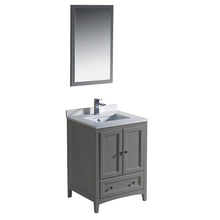 Load image into Gallery viewer, Fresca Oxford 24&quot; Gray Traditional Bathroom Vanity- Fresca