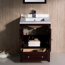 Load image into Gallery viewer, Fresca Oxford 24&quot; Mahogany Traditional Bathroom Vanity- Fresca