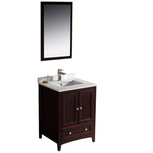 Load image into Gallery viewer, Fresca Oxford 24&quot; Mahogany Traditional Bathroom Vanity- Fresca
