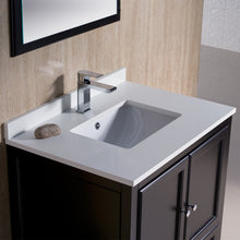 Load image into Gallery viewer, Fresca Oxford 30&quot; Espresso Traditional Bathroom Vanity- Fresca