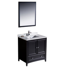 Load image into Gallery viewer, Fresca Oxford 30&quot; Espresso Traditional Bathroom Vanity- Fresca