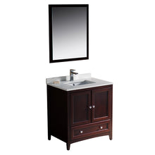 Load image into Gallery viewer, Fresca Oxford 30&quot; Mahogany Traditional Bathroom Vanity- Fresca