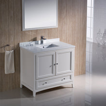 Load image into Gallery viewer, Fresca Oxford 36&quot; Antique White Traditional Bathroom Vanity- Fresca