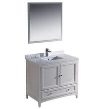 Load image into Gallery viewer, Fresca Oxford 36&quot; Antique White Traditional Bathroom Vanity- Fresca