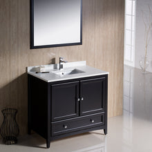 Load image into Gallery viewer, Fresca Oxford 36&quot; Espresso Traditional Bathroom Vanity- Fresca
