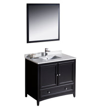 Load image into Gallery viewer, Fresca Oxford 36&quot; Espresso Traditional Bathroom Vanity- Fresca