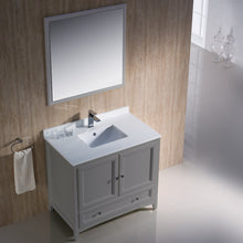 Load image into Gallery viewer, Fresca Oxford 36&quot; Gray Traditional Bathroom Vanity- Fresca