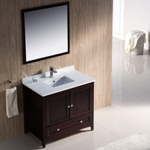 Load image into Gallery viewer, Fresca Oxford 36&quot; Mahogany Traditional Bathroom Vanity- Fresca