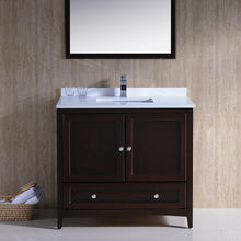 Load image into Gallery viewer, Fresca Oxford 36&quot; Mahogany Traditional Bathroom Vanity- Fresca