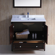 Load image into Gallery viewer, Fresca Oxford 36&quot; Mahogany Traditional Bathroom Vanity- Fresca