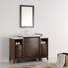 Load image into Gallery viewer, Fresca Cambridge 48&quot; Antique Coffee Traditional Bathroom Vanity w/ Mirror- Fresca