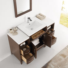 Load image into Gallery viewer, Fresca Cambridge 48&quot; Antique Coffee Traditional Bathroom Vanity w/ Mirror- Fresca