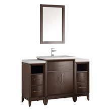 Load image into Gallery viewer, Fresca Cambridge 48&quot; Antique Coffee Traditional Bathroom Vanity w/ Mirror- Fresca
